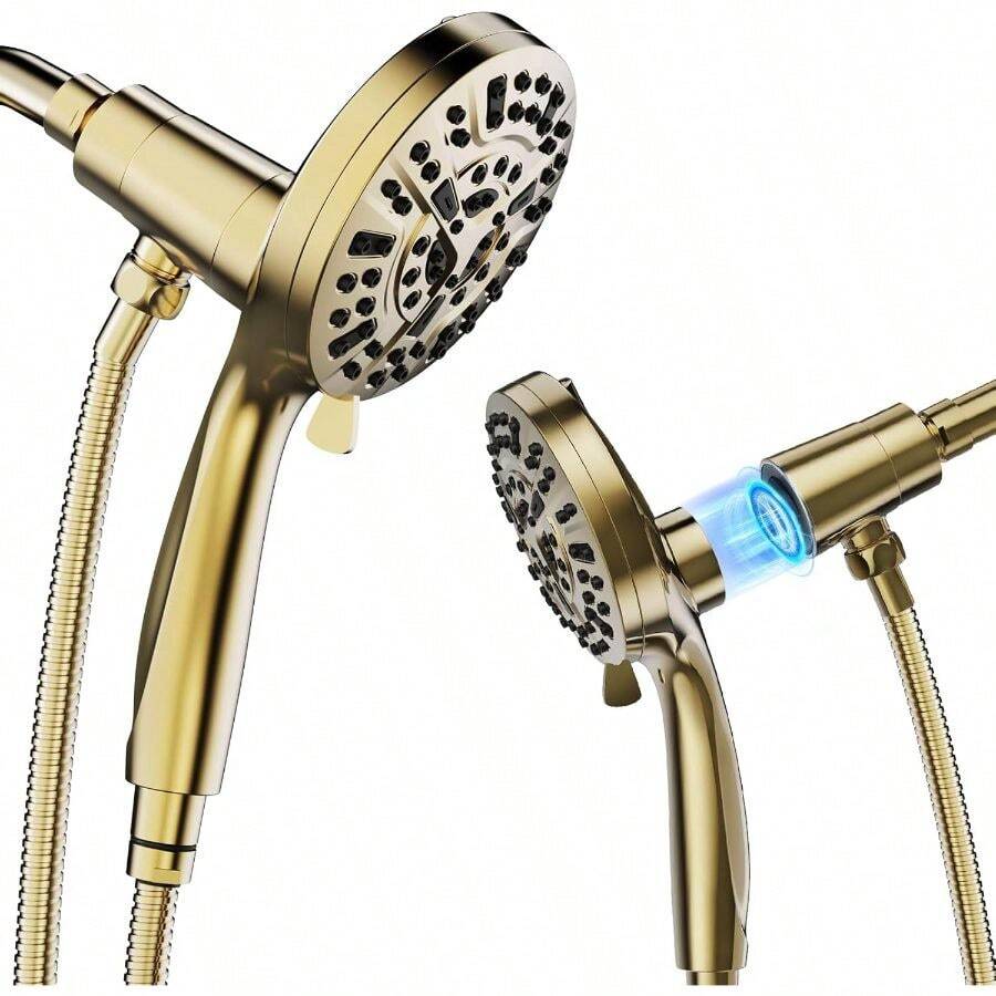 High Pressure Shower Head Handheld - Soffione doccia portatile a 10 getti