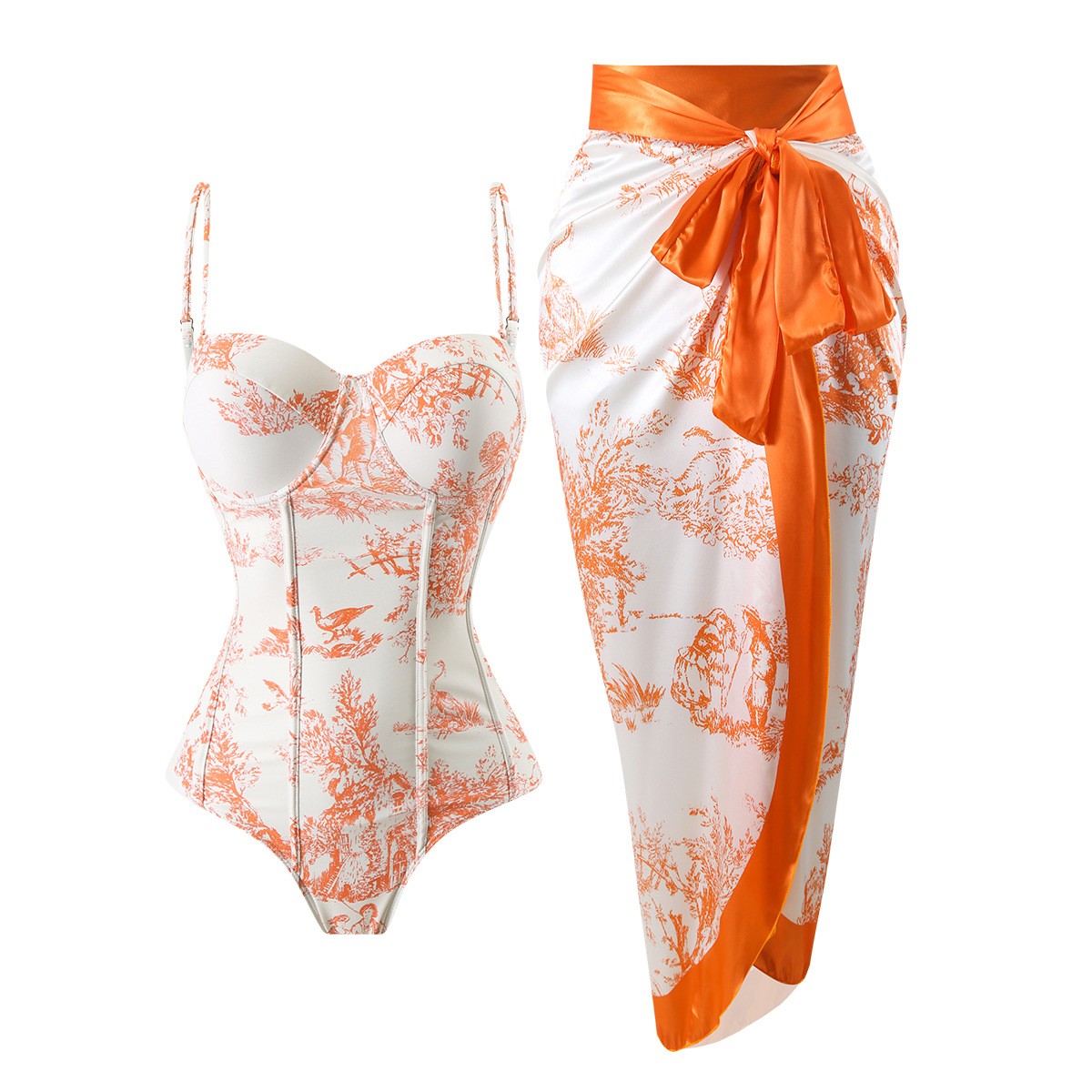 Bath - Tankini da donna retrò senza maniche,