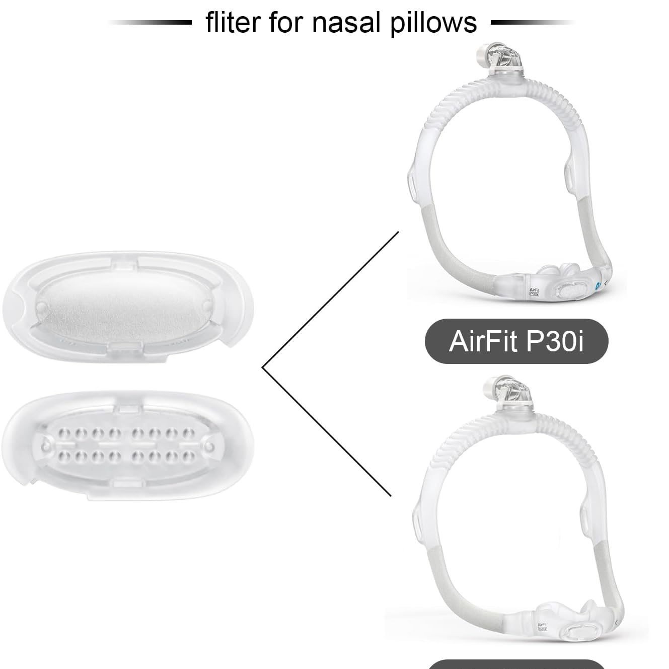 Anti Snore Contour Pillow - Confezioni da 10-30 Cuscini Nasali di