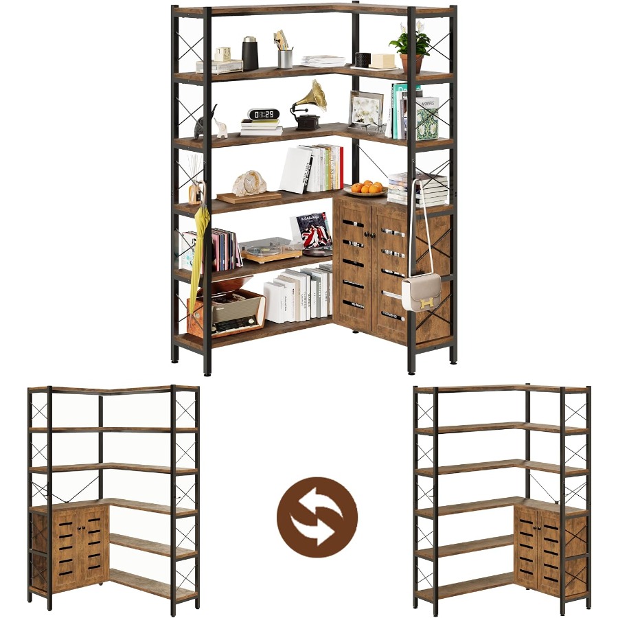 Libreria angolare a 6 ripiani  - Storage & Organization recensione e prezzo