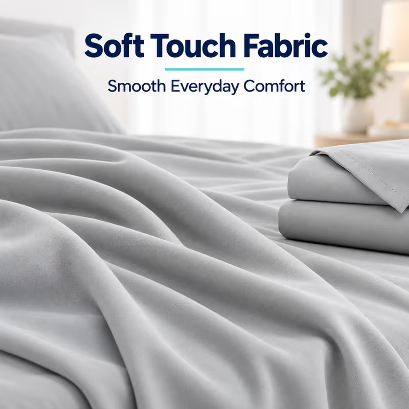 Set di lenzuola da 3/4 pezzi,  - Fitted Bed Sheets Deep Pocket recensione e prezzo