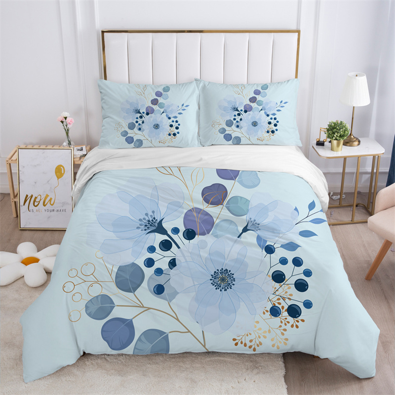Set biancheria da letto bianca - Aesthetic Floral Duvet Cover recensione e prezzo