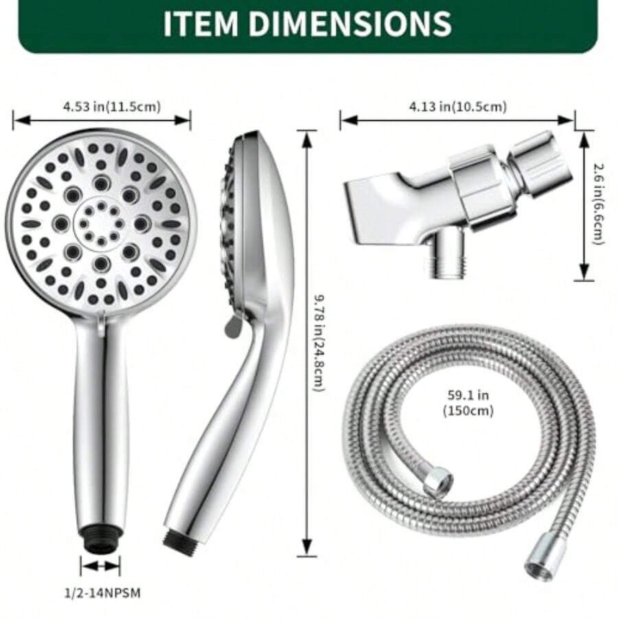 Soffione doccia con 6 modalità - High Pressure Shower Head Handheld recensione e prezzo